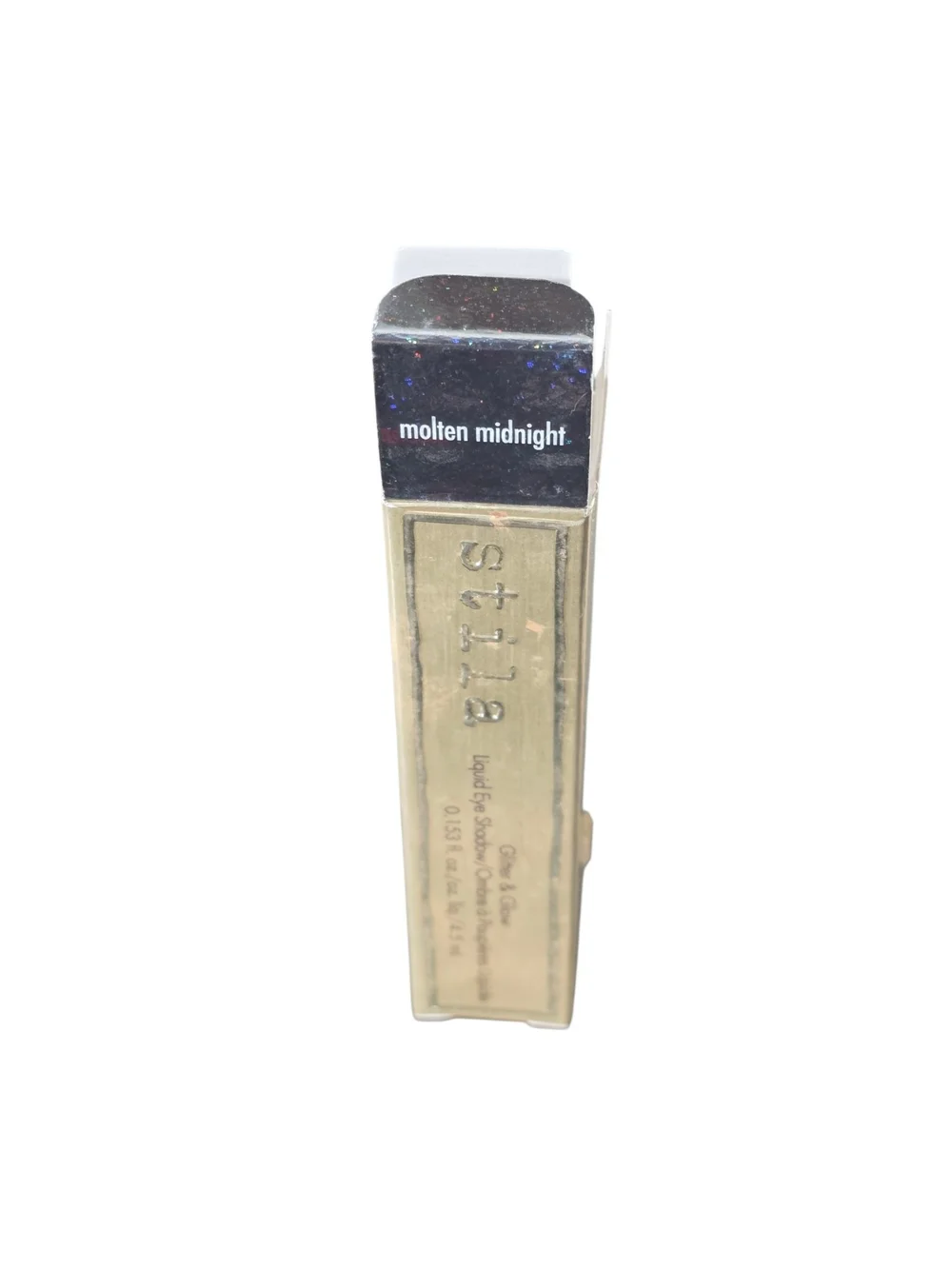 NIB Stila Glitter & Glow Liquid Eye Shadow Molten Midnight
